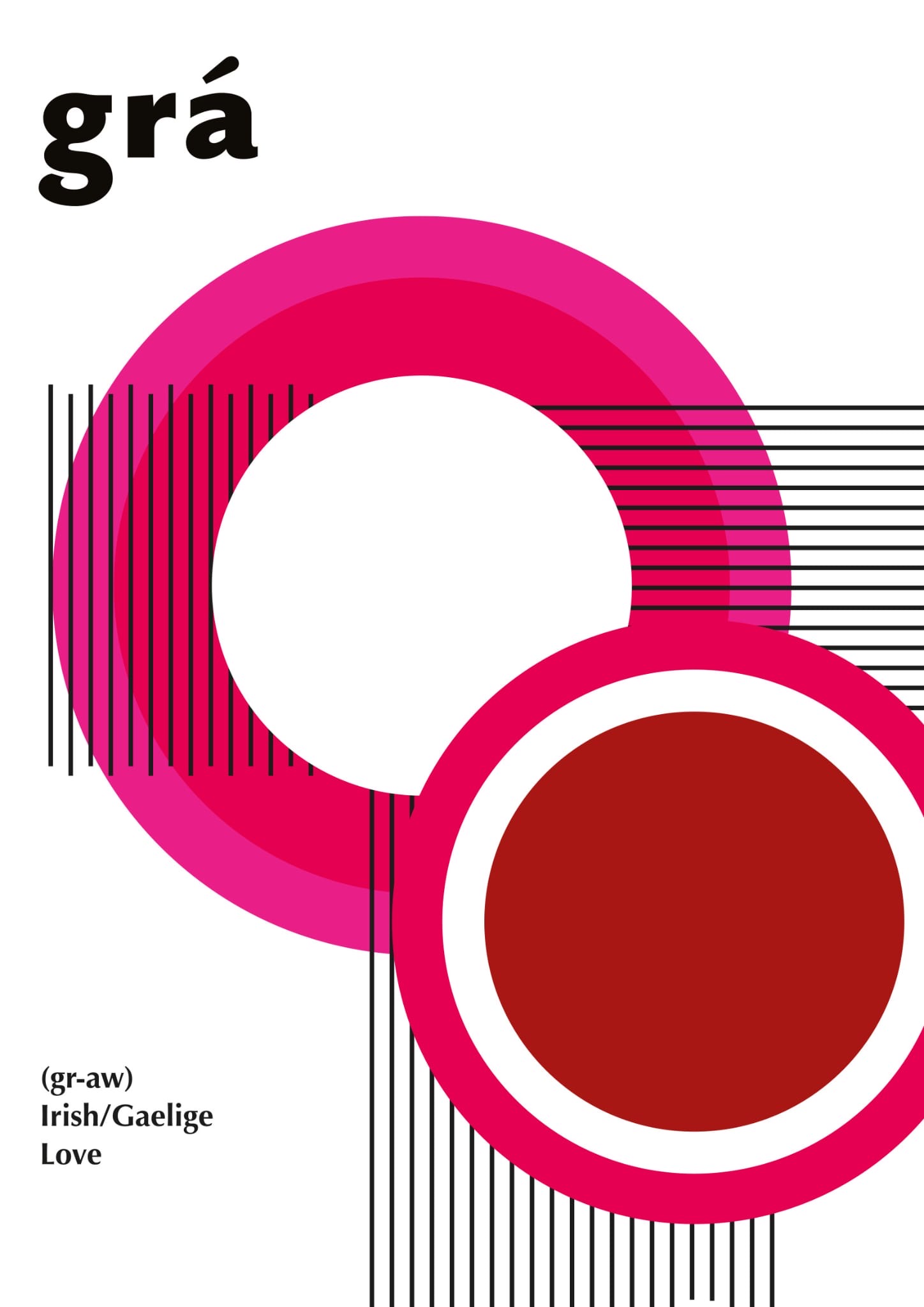 Grá artwork — Irish/Gaeilge, Love